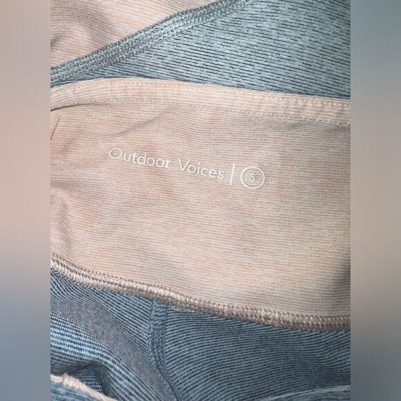 Outdoor Voices Women’s‎ Springs 7/8 Colorblock Athletic Leggings Size S - Picture 5 of 10